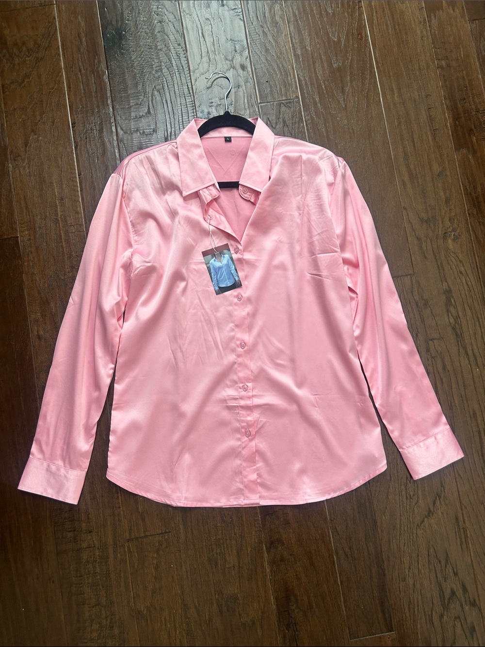 Women’s Classic Button-Up Shirt - Pink